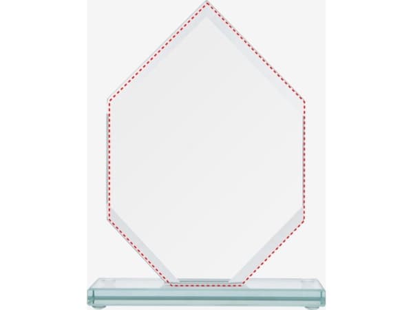 Victoria Sport Glass trofé med limt bunn