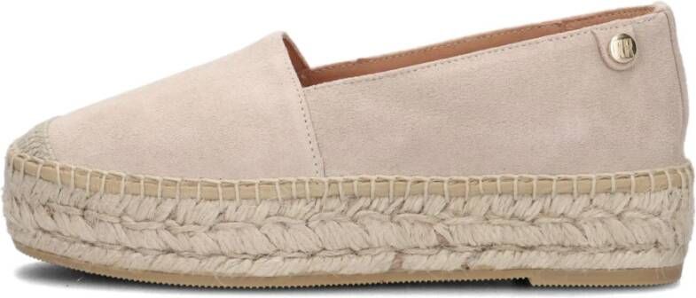 RED-RAG Espadrilles Dames 78136 Maat: 41 Materiaal: Suède Kleur: Beige