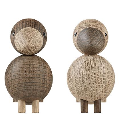 Kay Bojesen Tr?figurer - Turtleduer - 9 cm - Eg/R?get Eg