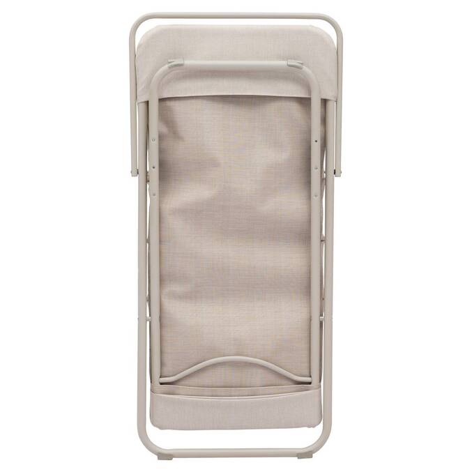 Chilienne de jardin pliable NILLIA Lin / Argile