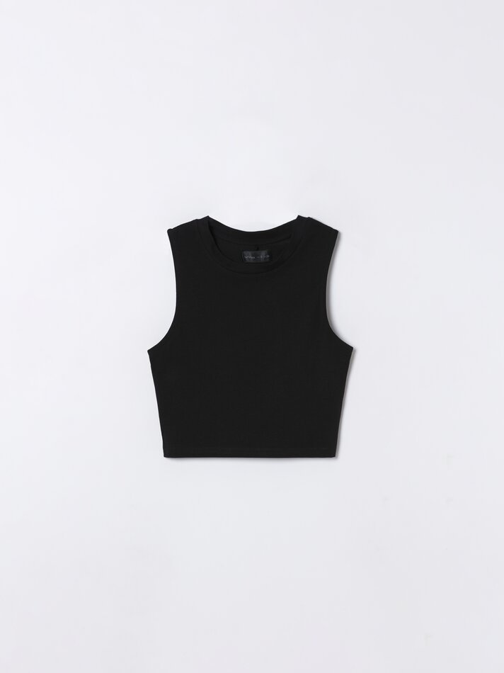 Blusa sem mangas - Preta