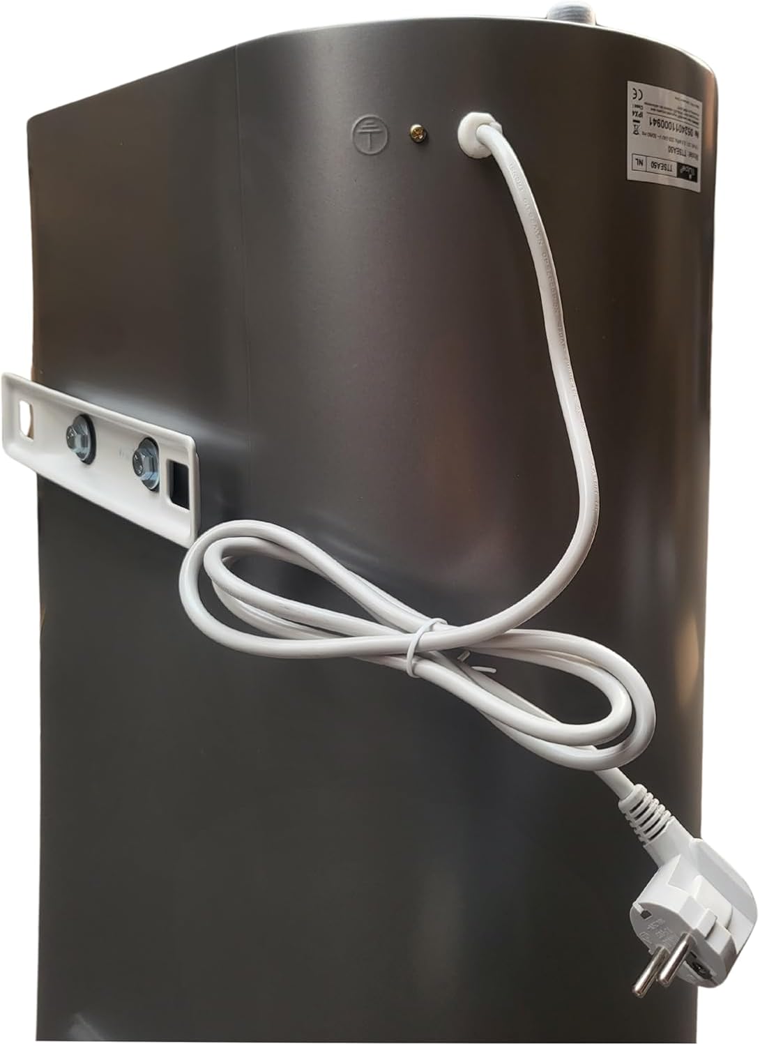 Seano 50 Smart flacher Warmwasserspeicher für universelle Montage Dunkel