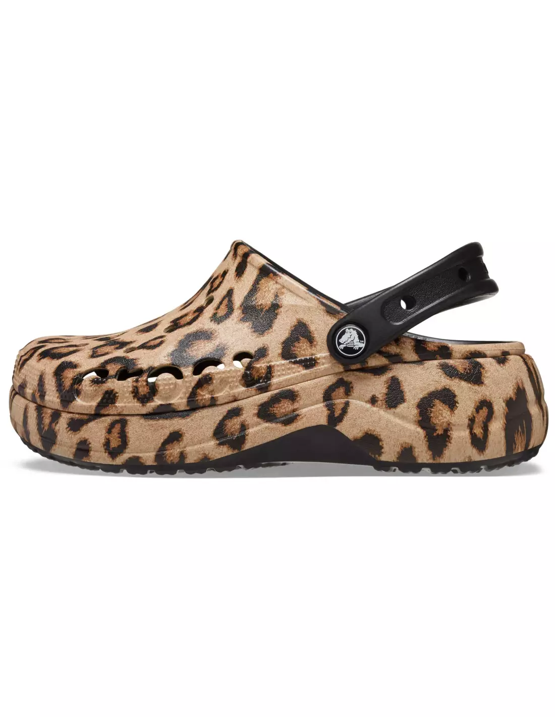 CROCS BAYA PLATFORM PRINTED CLOG - Mules & sabots 0C4BLACKMULTI