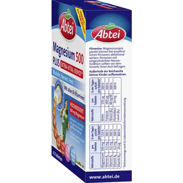 Magnesium 500 Plus Extra-Vital-Depot