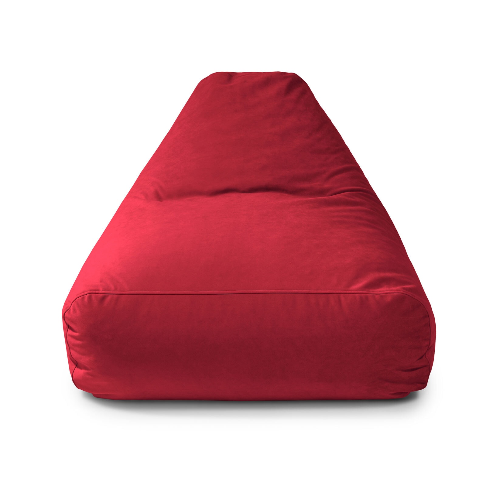 Sitzsack SMOOTH 100 x 85 cm rot