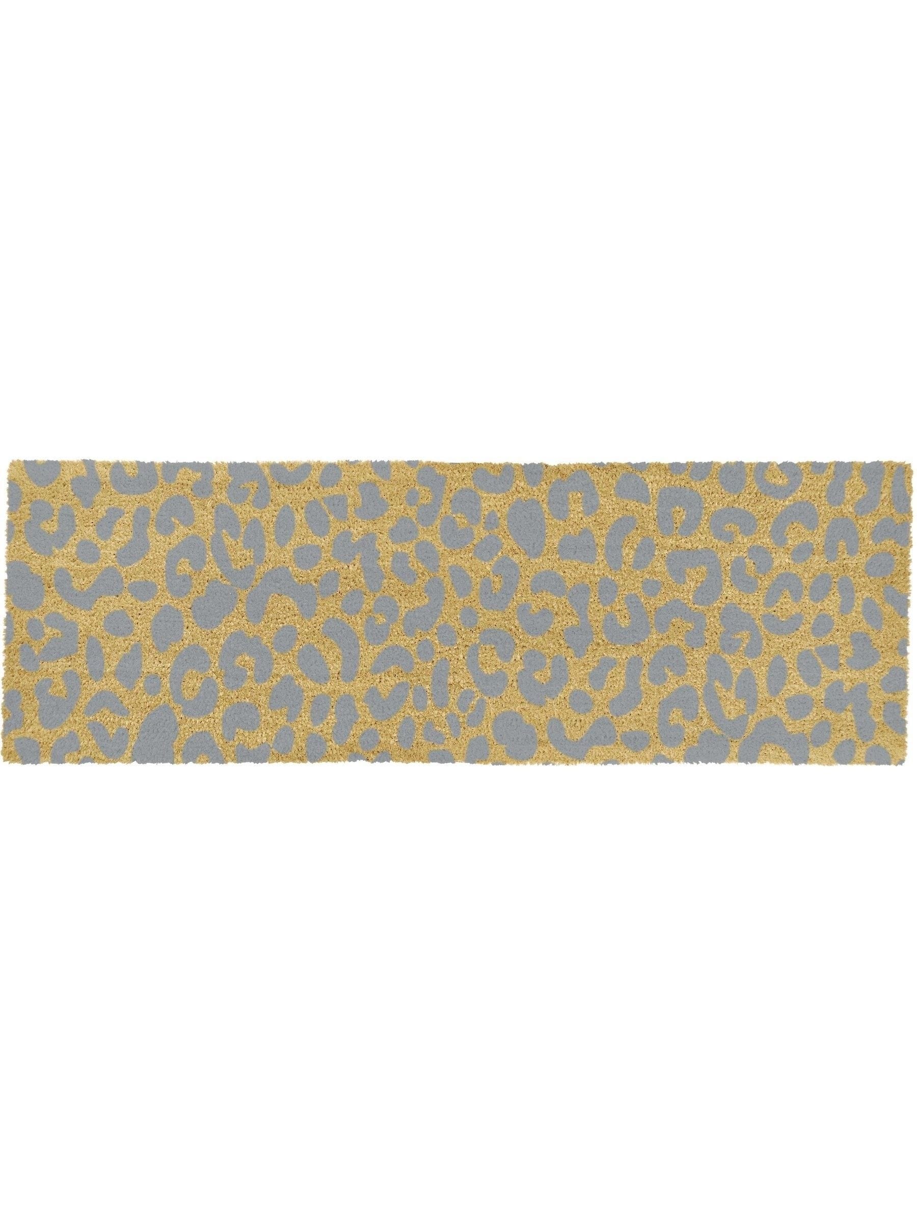 Artsy Mats Patio deurmat met luipaard Print