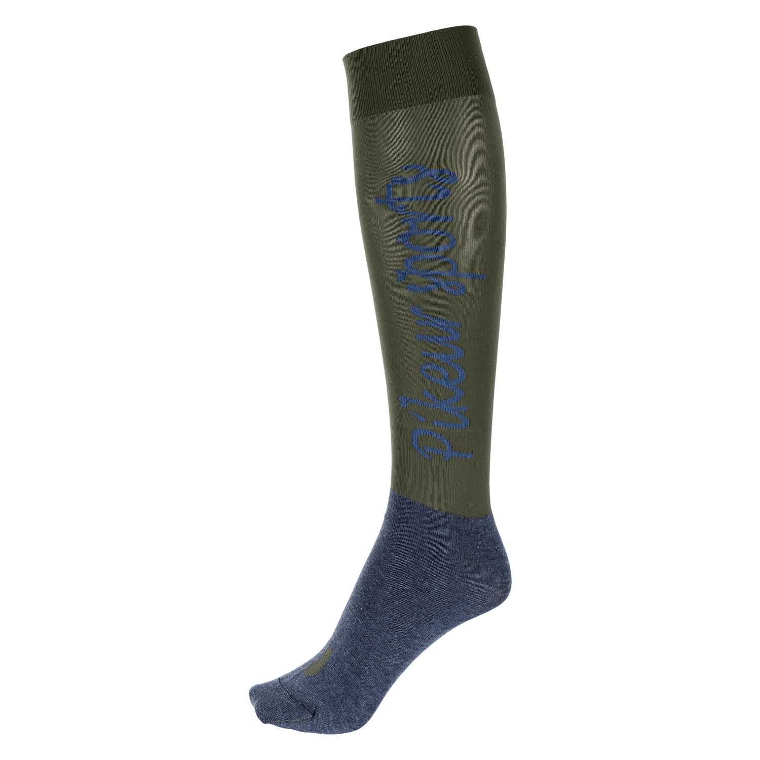 PIKEUR Kniestrümpfe - oliv/denim - 35-40