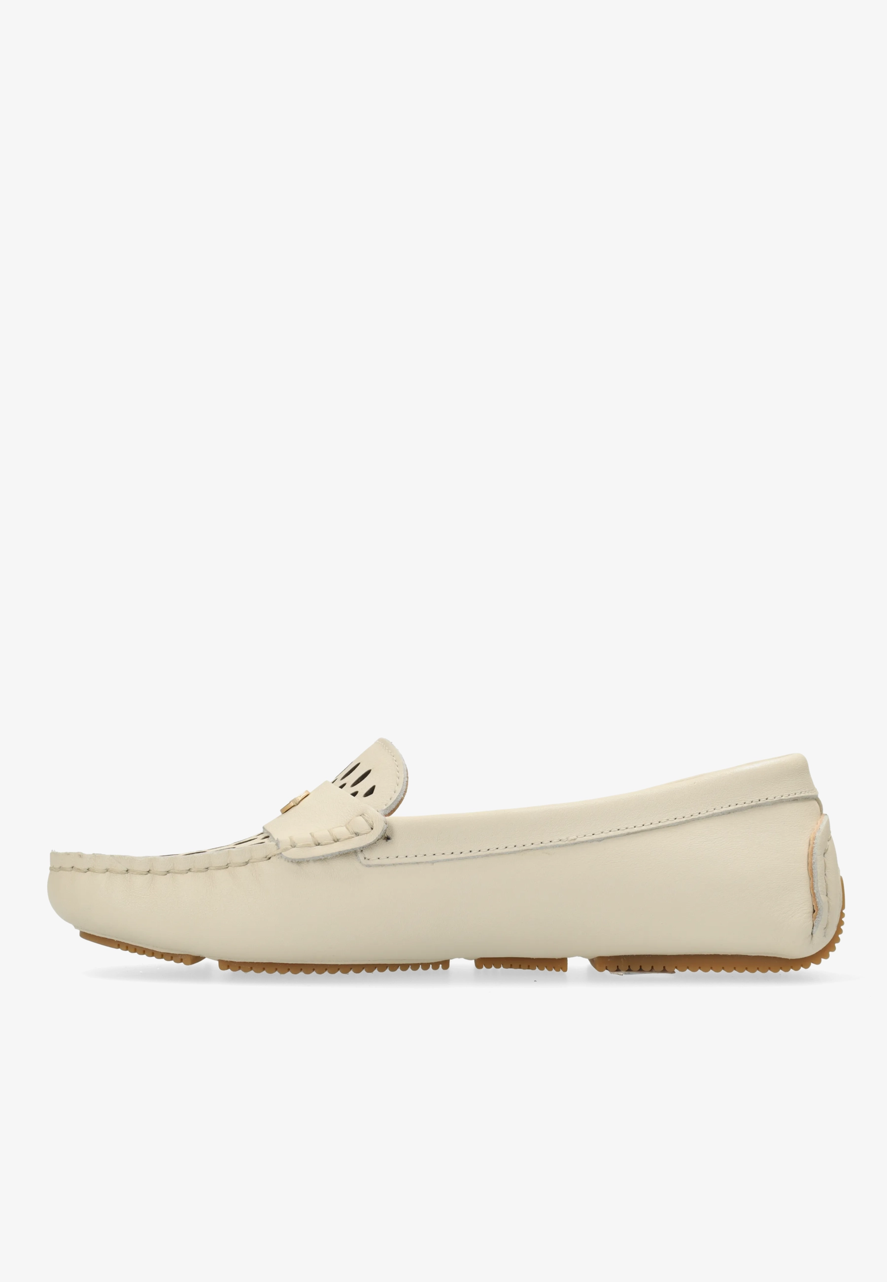 BILLY PERF MOCASSIN Nappa White