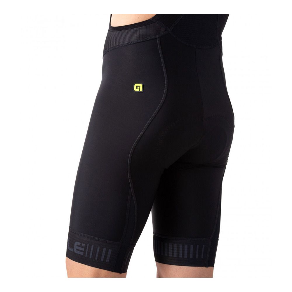 Ale STRADA - Cuissard À bretelles Homme black/charcoal grey
