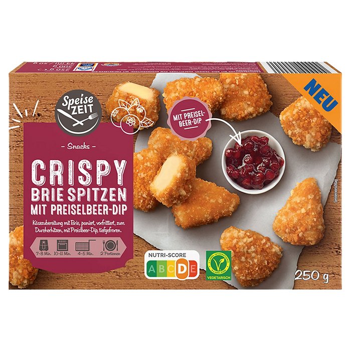SPEISEZEIT Snack-Mix 250 g, Cream-Brie-Spitzen
