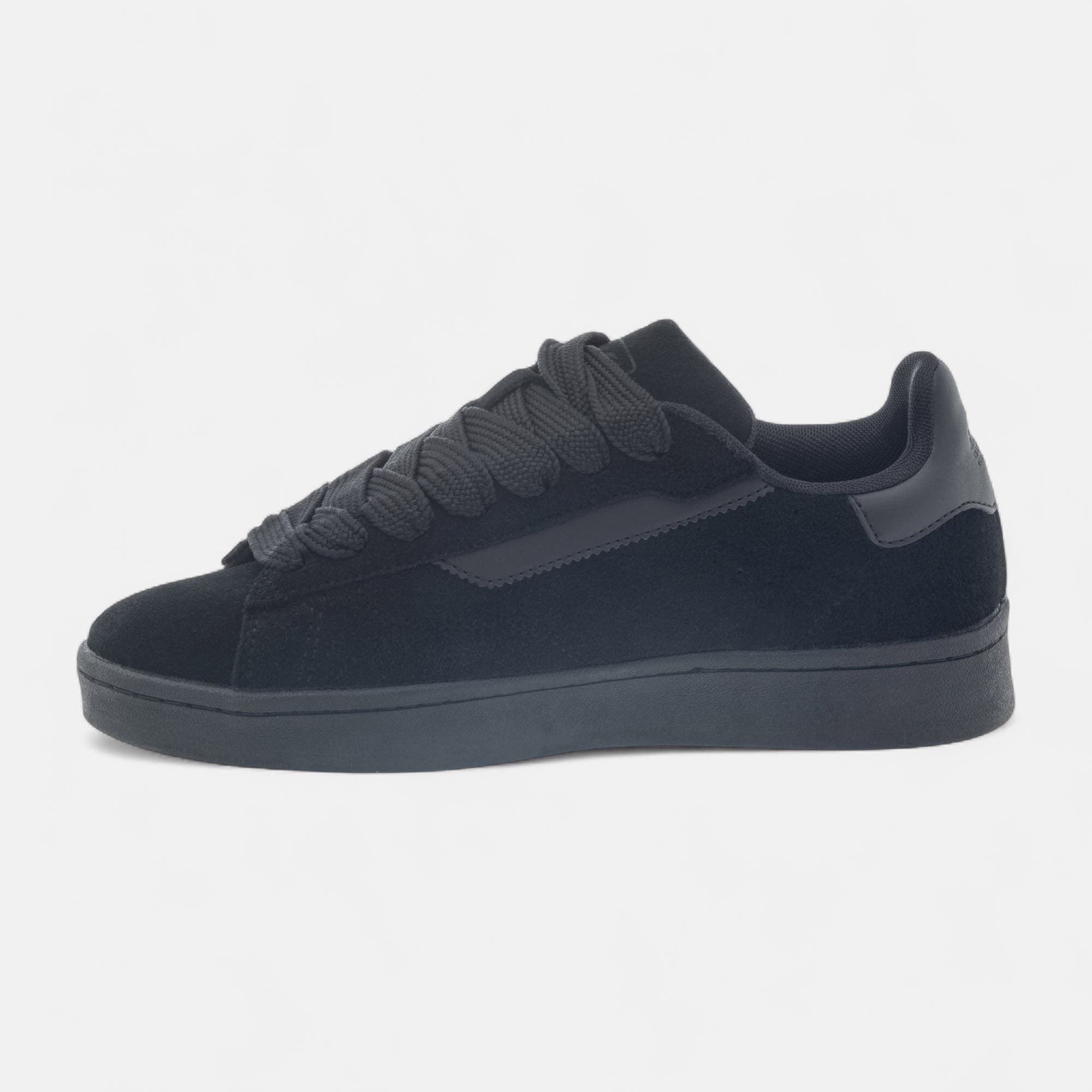 Sneakers Homme en cuir noir