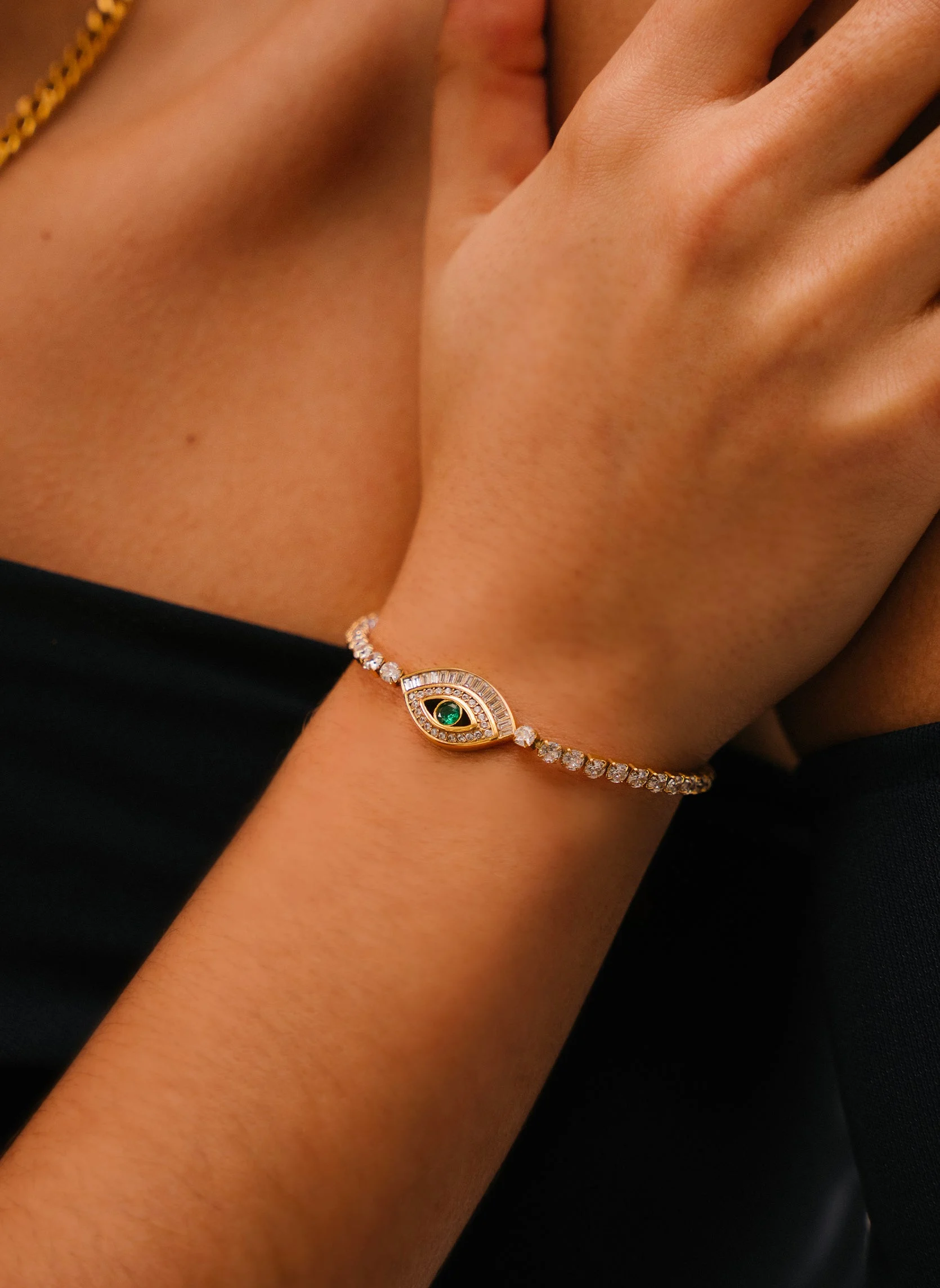 GIZEH - Bracelet chaîne gizeh | Jaune