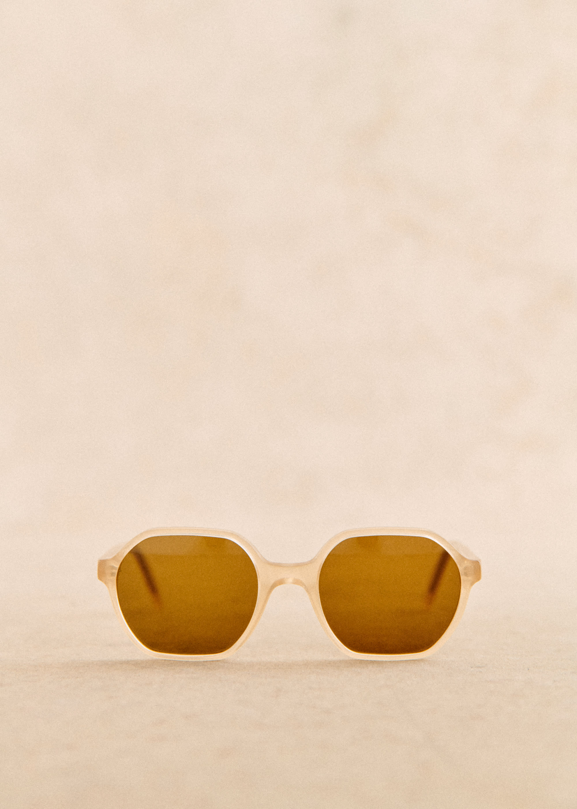 Lunettes de soleil Rita - Milky beige - LES COMPOSANTES/DÉCOUVRIR 5906667