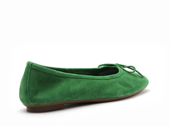 Reqins ballerines femme harmonie cuir velours vert