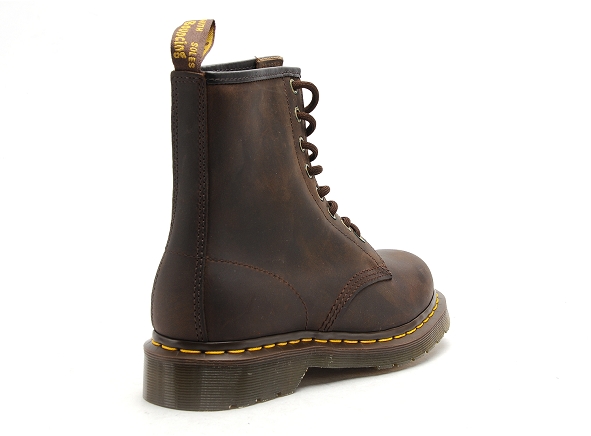 Dr martens boots bottine plates femme 1460 gaucho marron