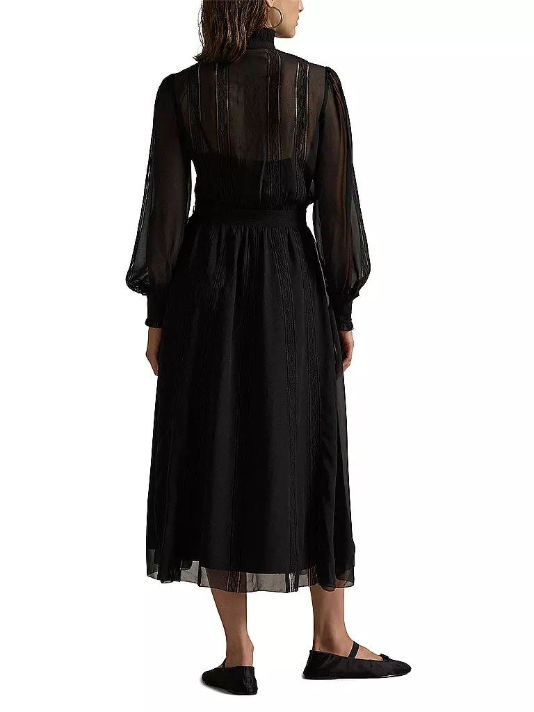 POLO RALPH LAUREN Midikleid schwarz