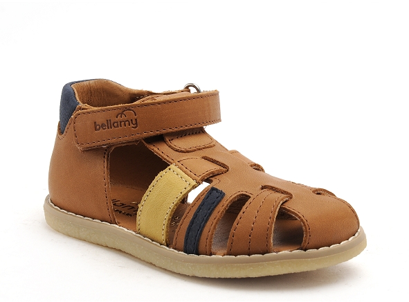 Bellamy nu pieds enfant donjon marron