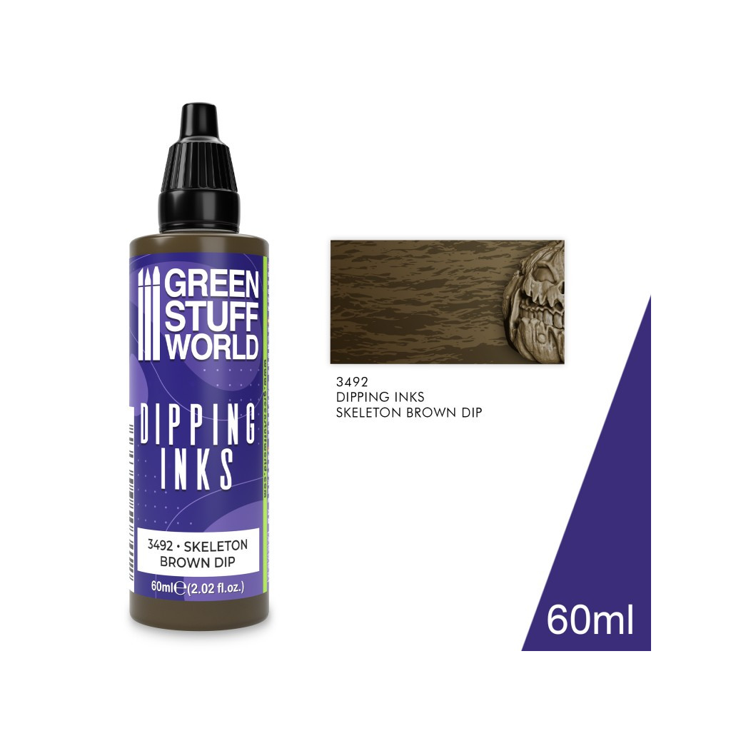 Green Stuff World - Dipping Ink Skeleton Brown