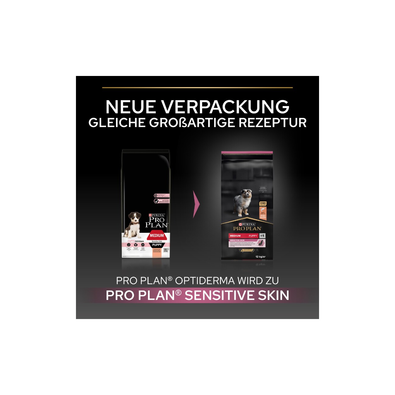 PRO PLAN Puppy Medium Sensitive Skin Lachs 3 kg