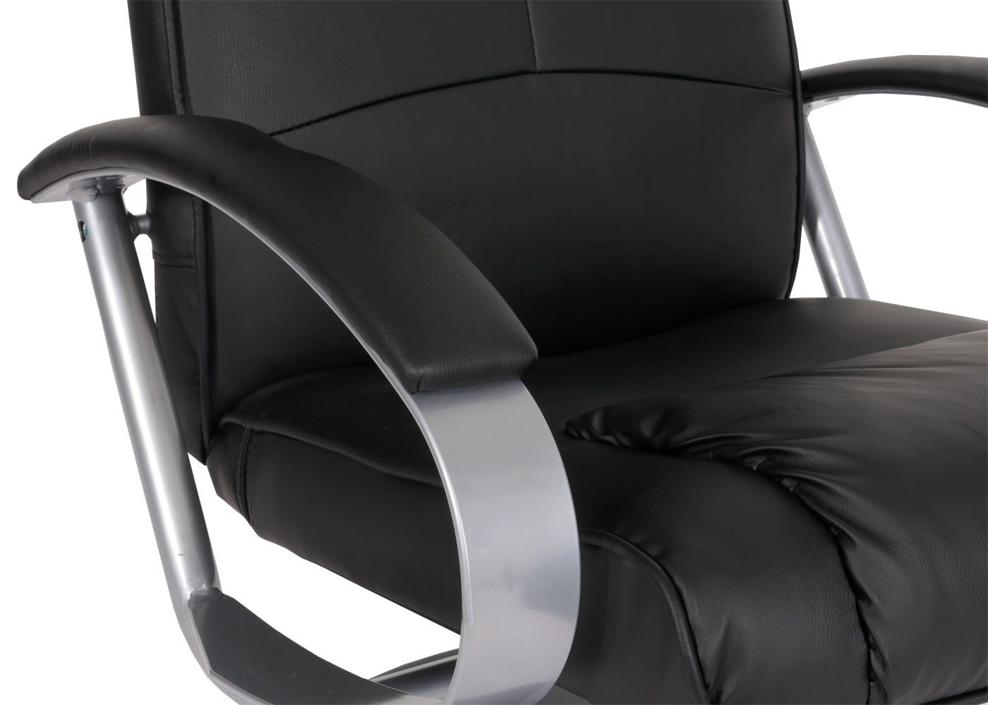 Relaxsessel Siena mit Hocker ~ schwarz