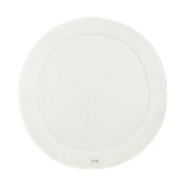 Meyco Uni Boucle Boxkleed Rond Offwhite