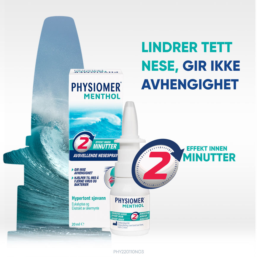 Physiomer Menthol saltvannsspray 20 ml
