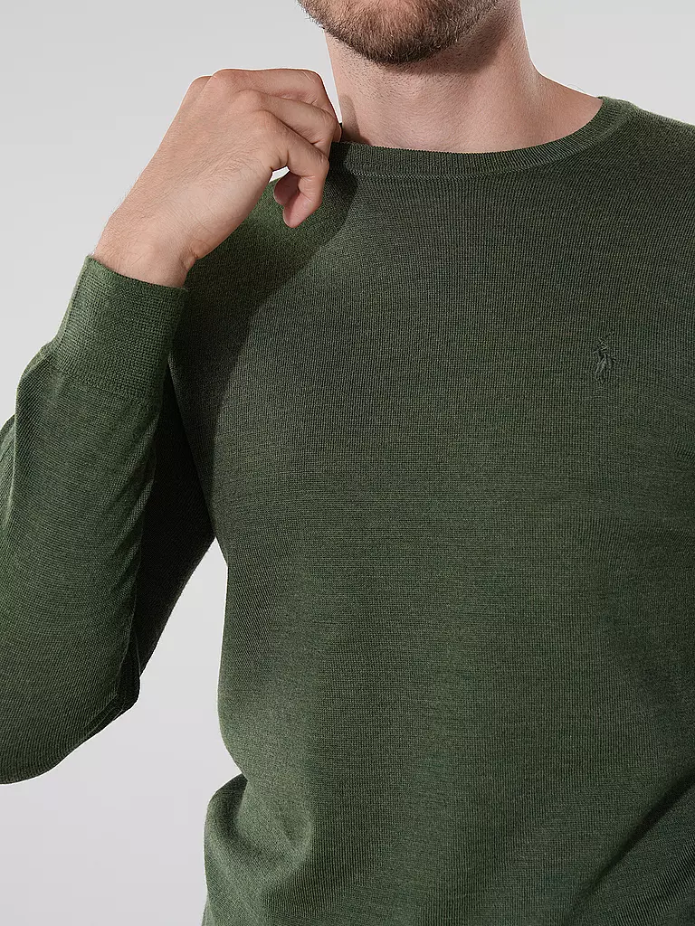 POLO RALPH LAUREN Pullover Slim Fit olive