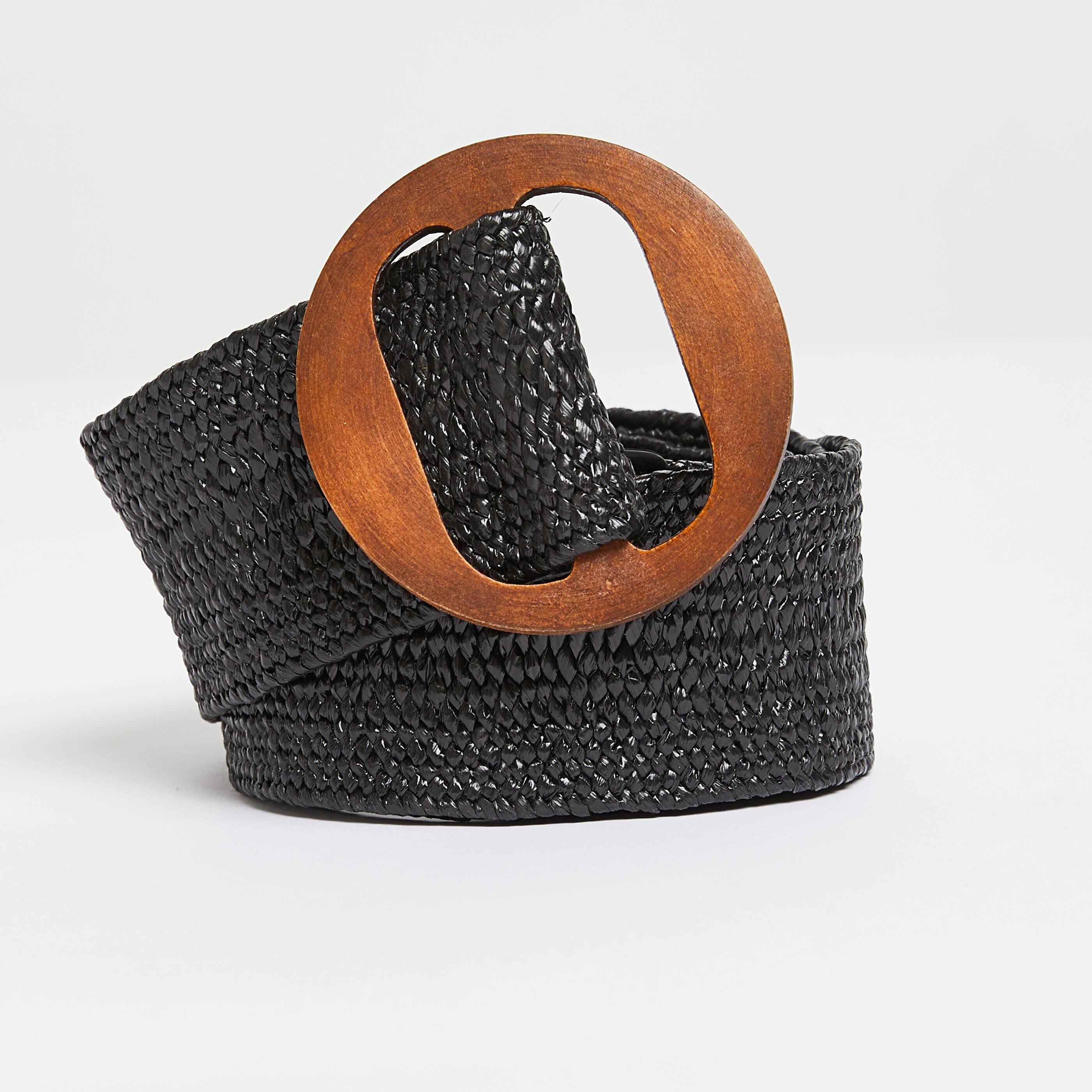 Ceinture élastiquée femme - NOIR