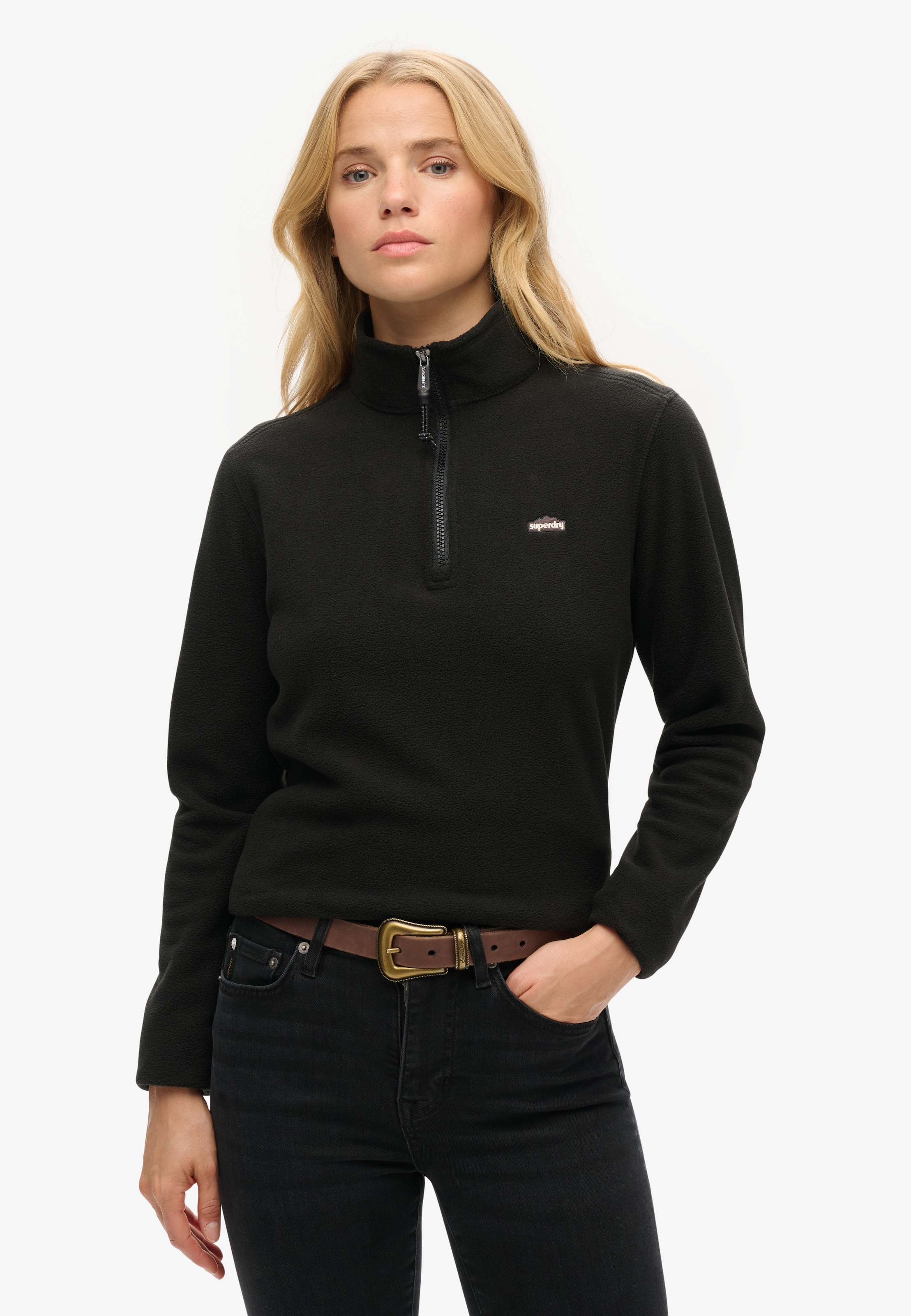 Superdry Fleecepullover »POLAR FLEECE HALF ZIP«