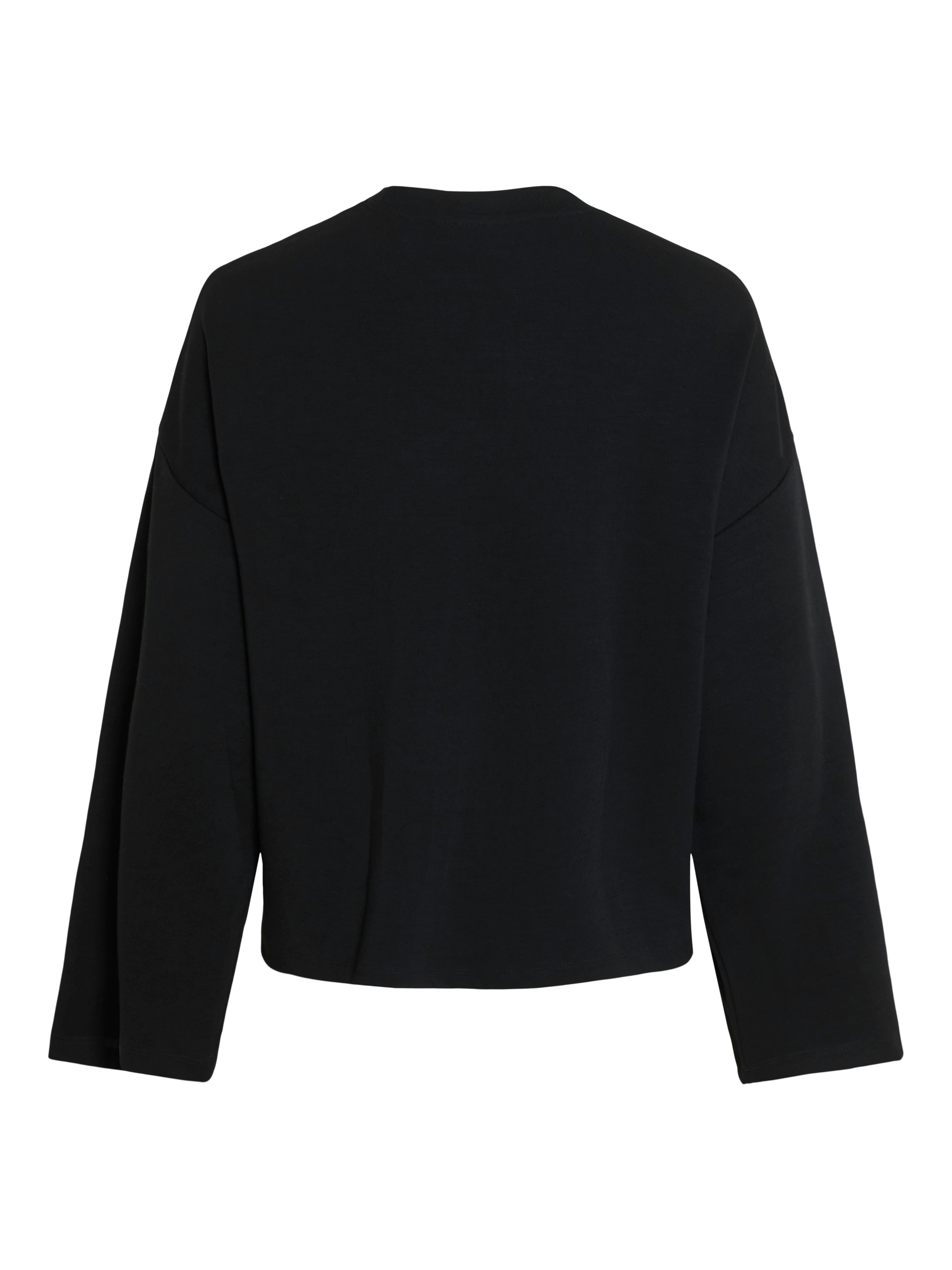 Vila  Vireflecti Crewneck L/S sweatshirt - Black Beauty