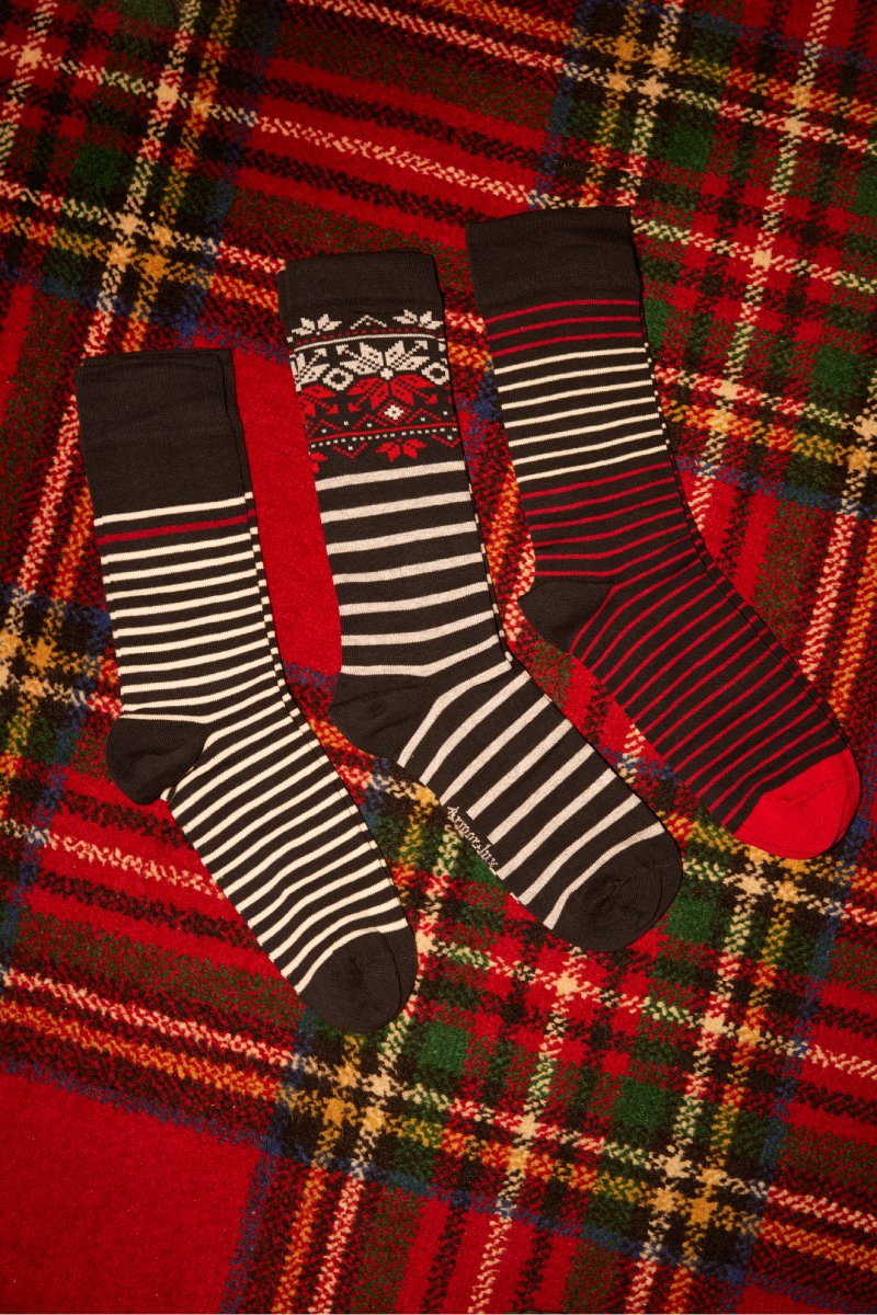 Coffret Noël 3 paires de chaussettes