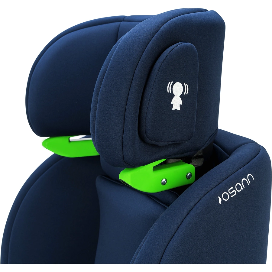 osann Kinderautositz Flux Plus iSize Navy Melange