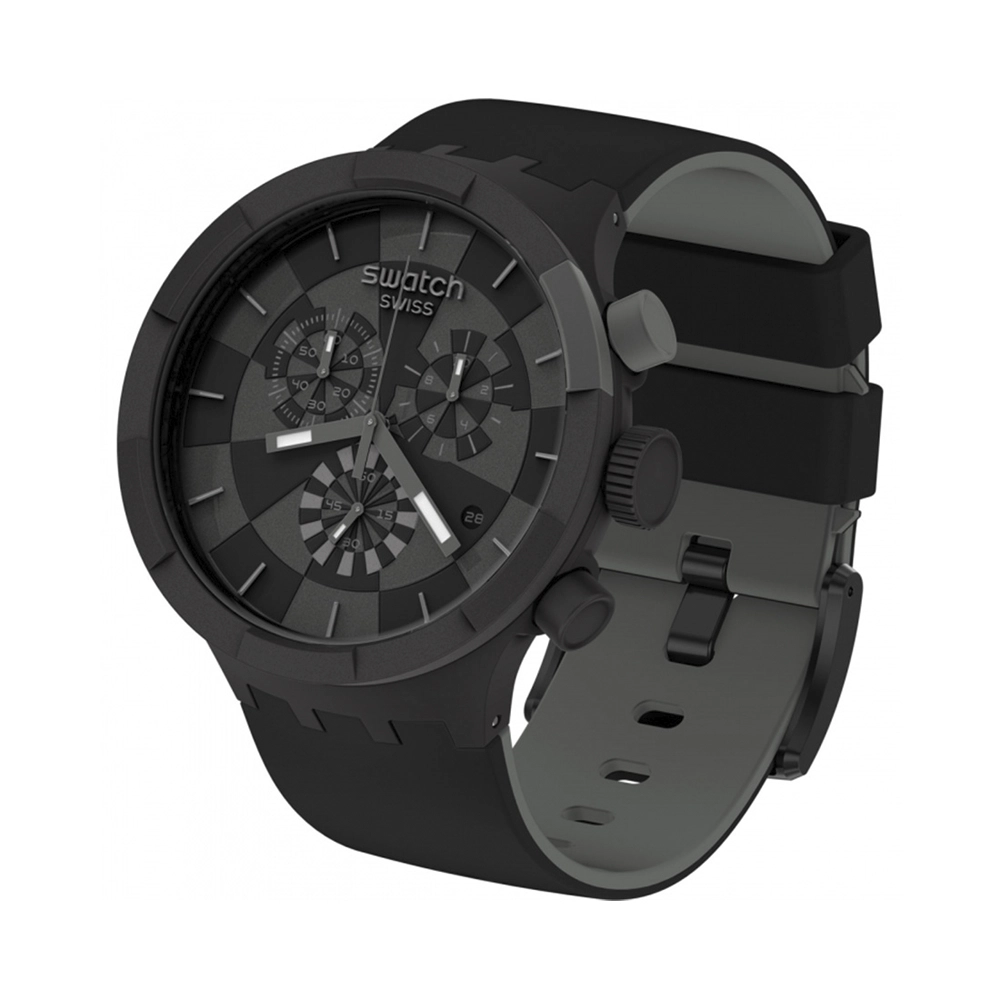 Swatch Checkpoint schwarz Armbanduhr