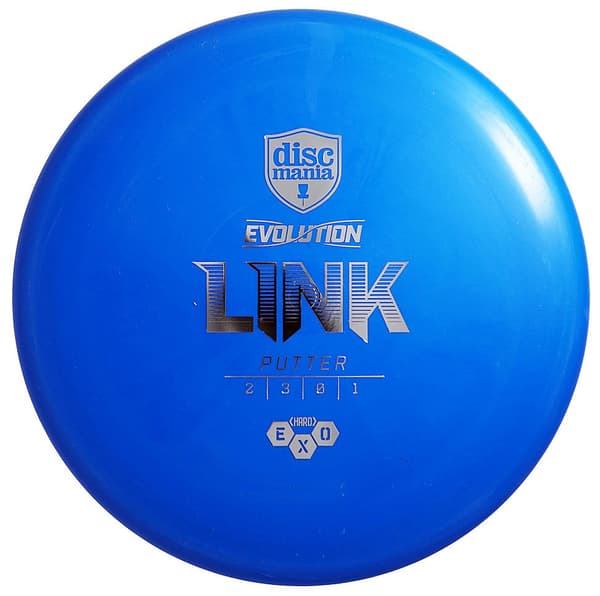 Discgolf DISCMANIA Putter HARD EXO LINK Evolution Blue 2/3/0/1
