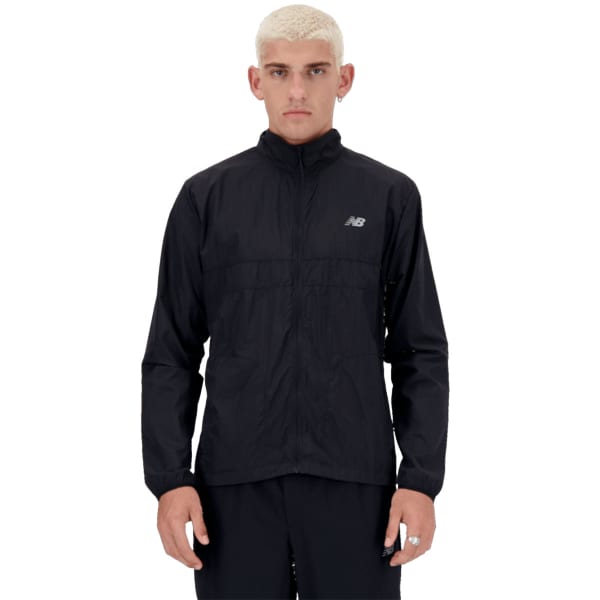 Veste trail NEW BALANCE ATHLETICS PACKABLE JACKET BLACK