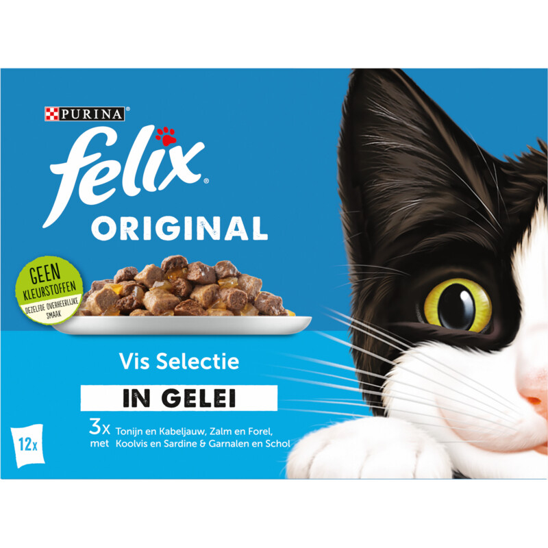 Felix Original vis selectie in gelei