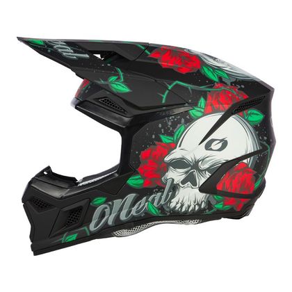 Casque cross O'Neal 3SRS YOUTH - MELANCIA V24 - Noir / Multicolore
