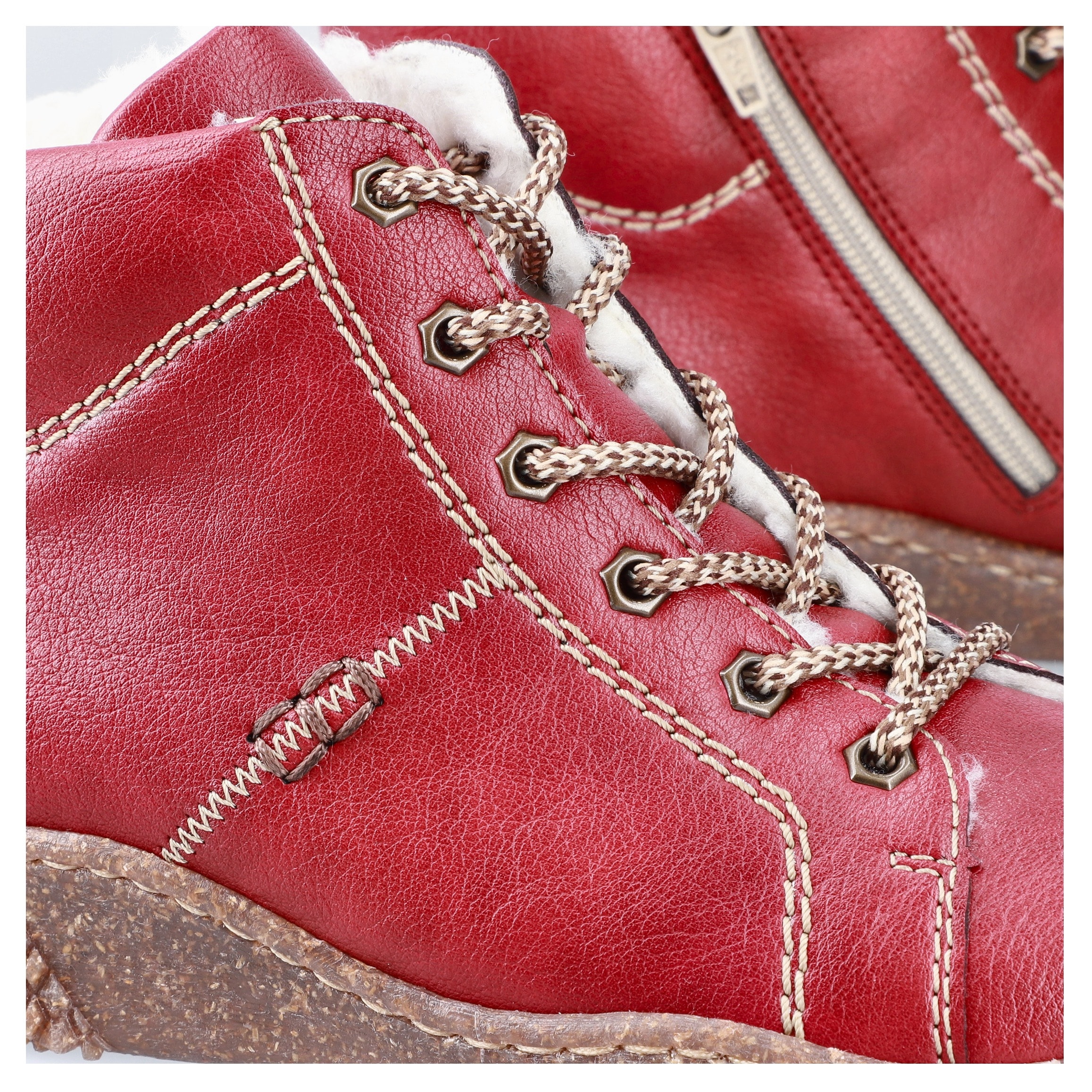 Rieker Winterboots  , Schnürboots, Stiefelette, High Top Sneaker mit Innenreissverschluss