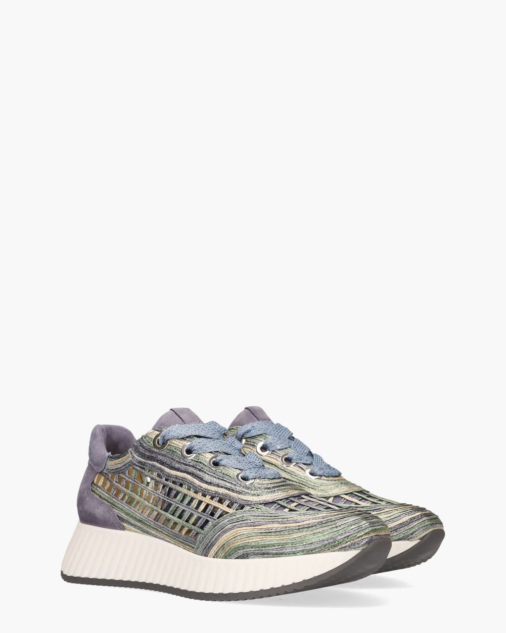 Softwaves Ardi Blauw/Multicolor Damessneakers