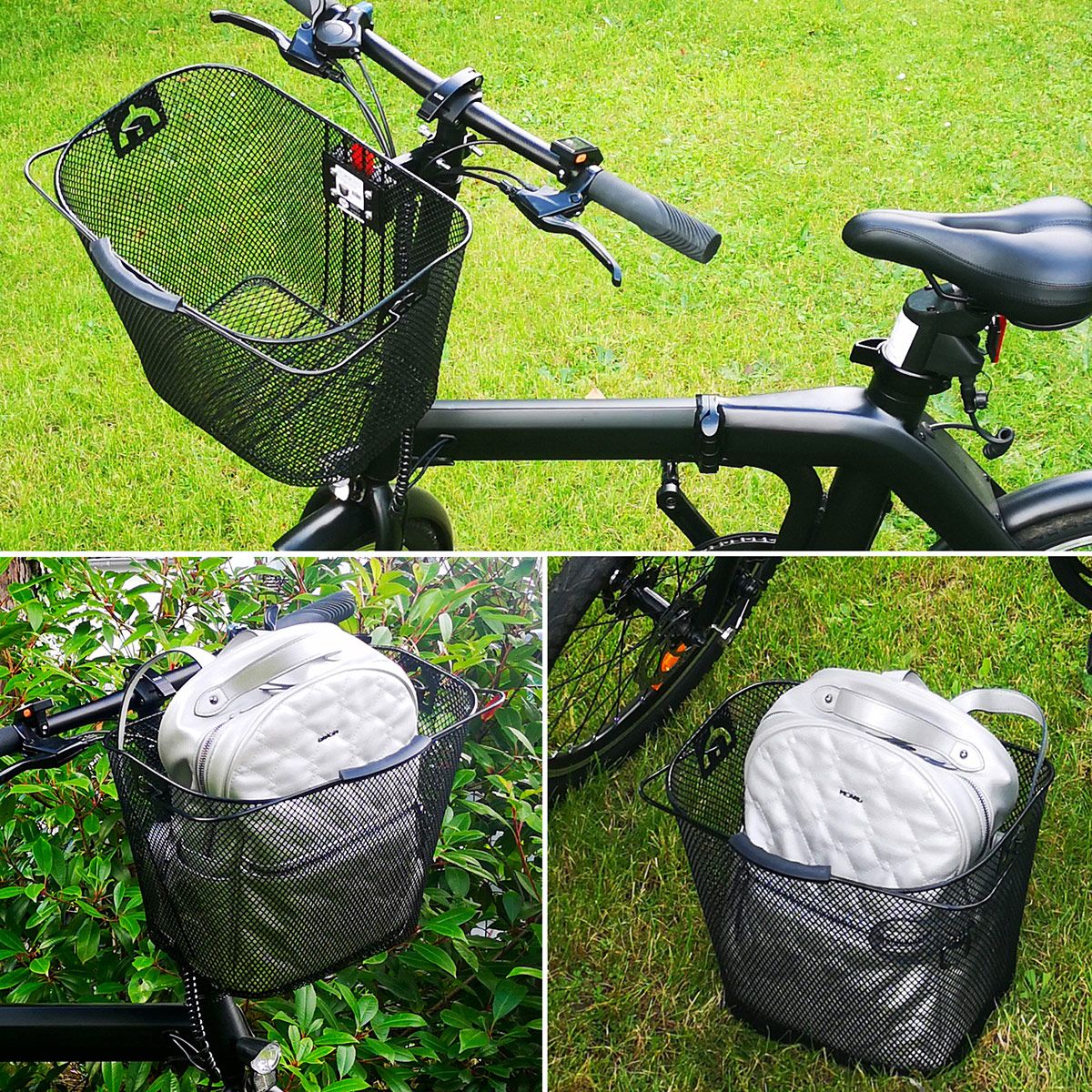 Rolektro, Fahrradkorb mit Halterstange