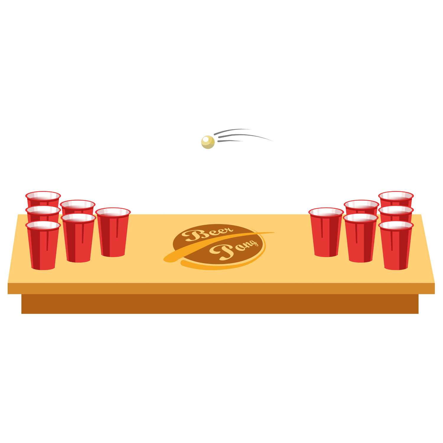 O'Canny Party-Spiel Bier-Pong mit 22 Becher + 15 Bälle