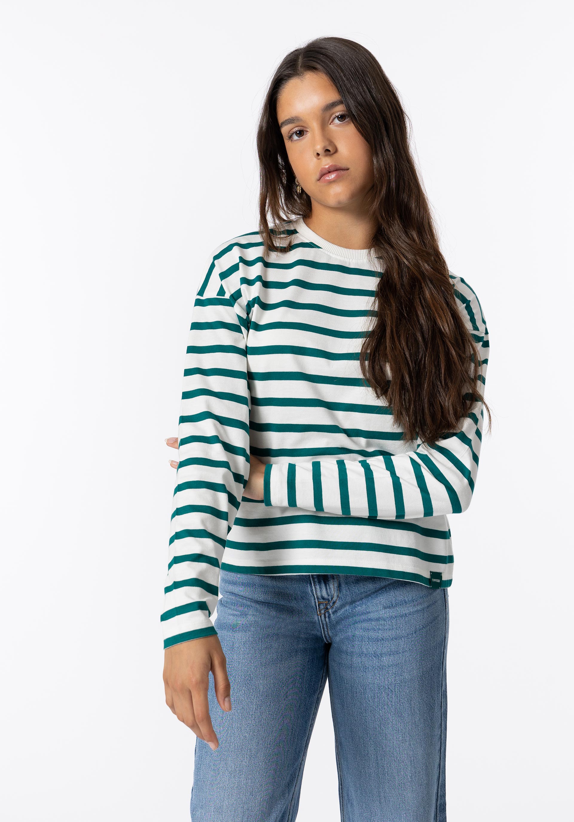 T-shirt às Riscas
