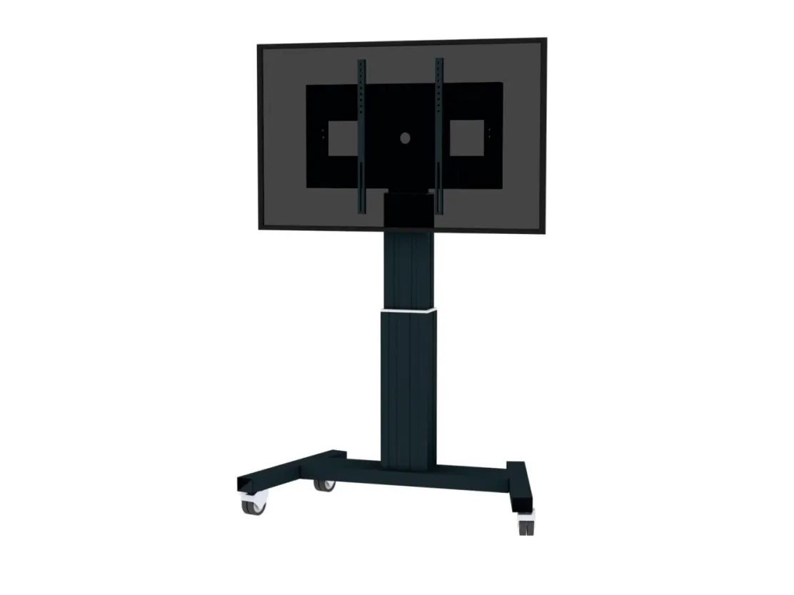 Neomounts PLASMA-M2500 - Vogn med hjul - motoriseret - for fladt panel/AV-udstyr - sort, RAL 9005 - skærmstørrelse: 42