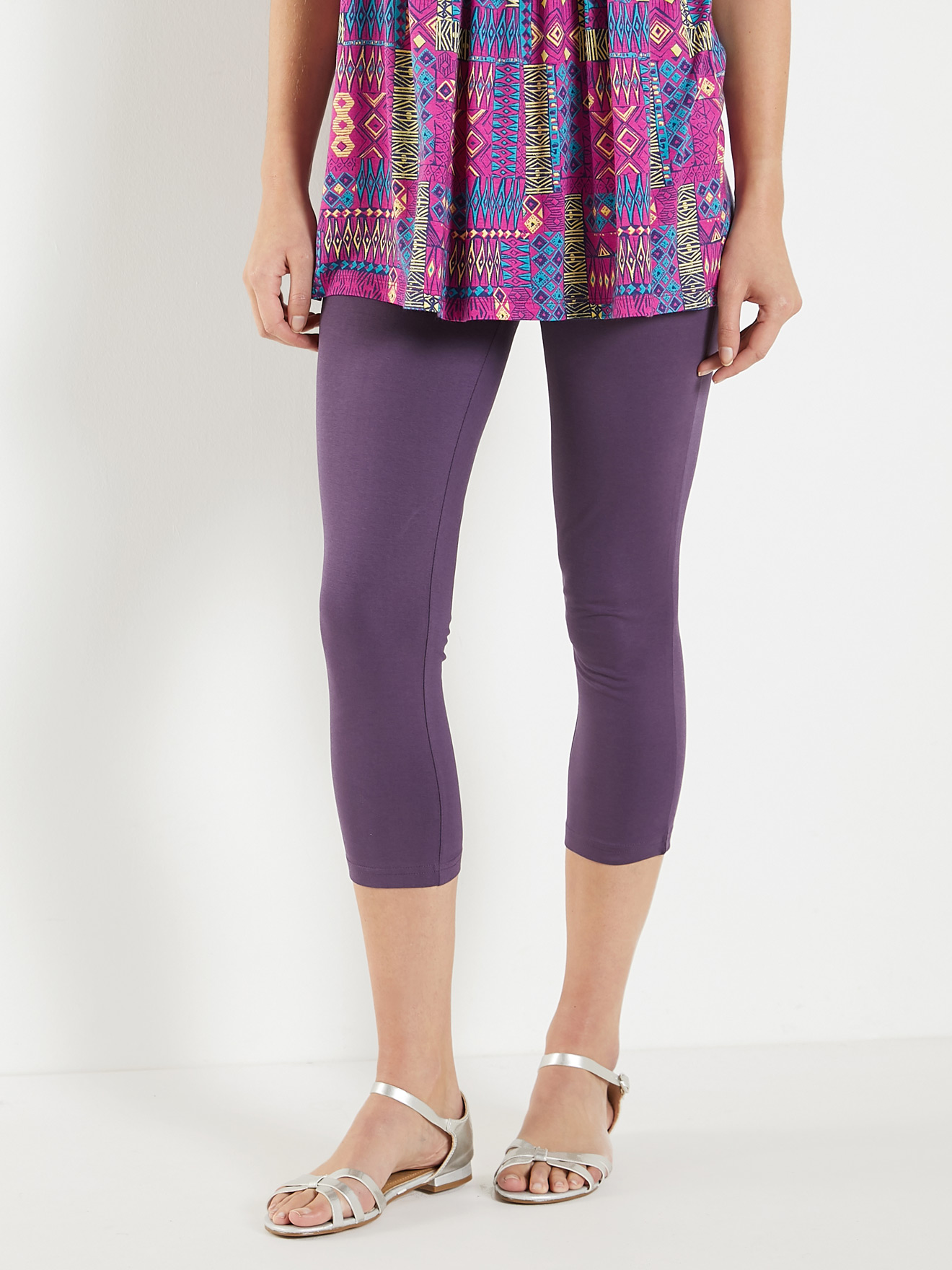 Lot de 2 leggings courts