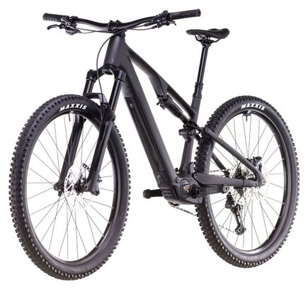 VTT Électrique Tout-Suspendu Cube AMS Hybrid One44 C:68X Race 400X Shimano Deore XT 12V 400 Wh 29'' Noir Blackline 2025