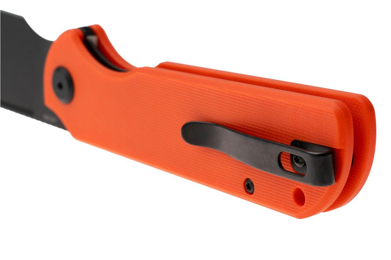 Eutektik Binary BIN-OBW-R Blackwashed 14C28N, Orange G10, zakmes