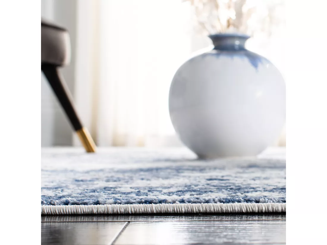Tapis Navy & Grey 91 X 91 cm - Rhiannon