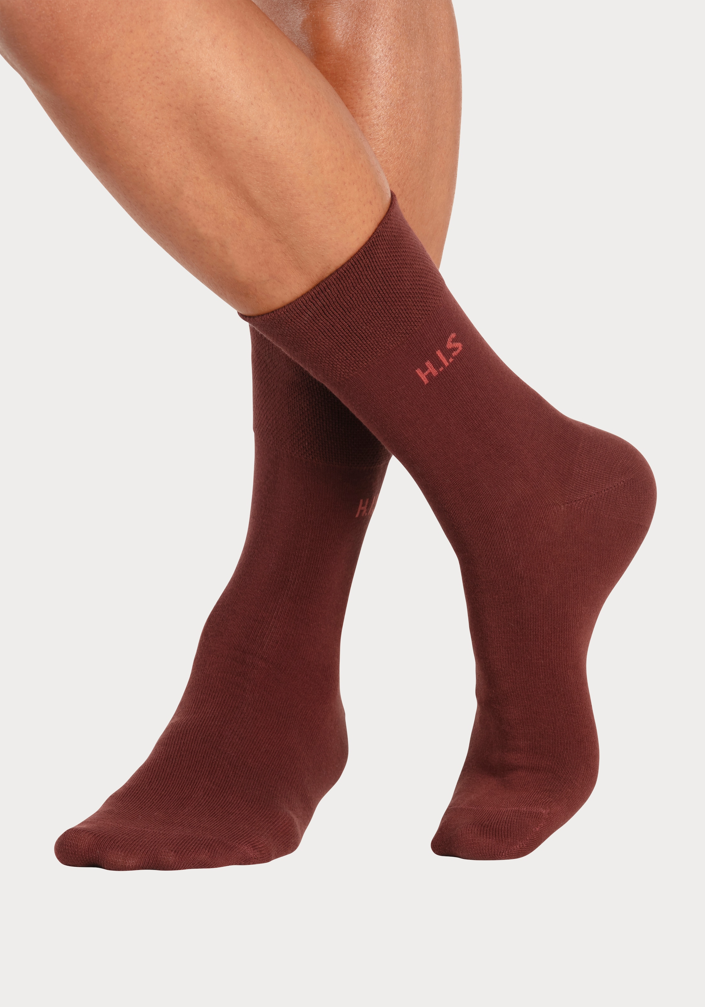 H.I.S Socken Packung, 12 Stk. tlg. ohne einschneidendes Gummi