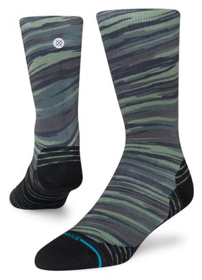 Chaussettes Stance Performance Slant Crew Vert Camouflage