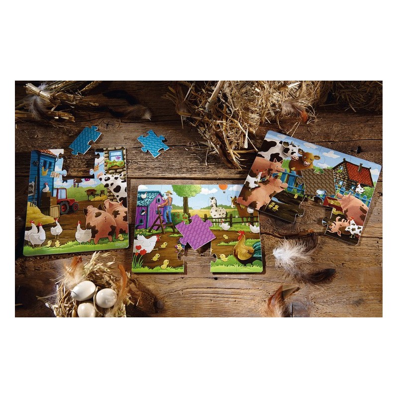3 puzzles - La ferme